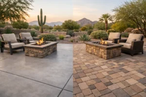 Concrete Patio vs Pavers: Which Fits Arizona?