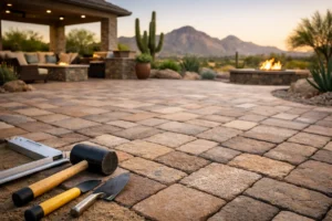 Paver Patio Installation Built for Arizona