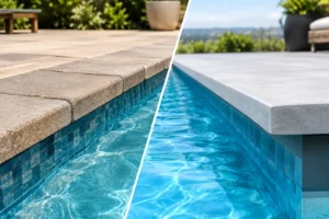 Paver Pool Coping Versus Cantilever Compared